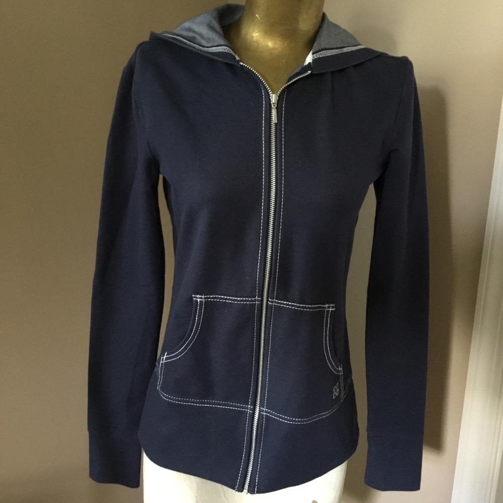 Actra Performance Wear Zippered Jacket XS Denim